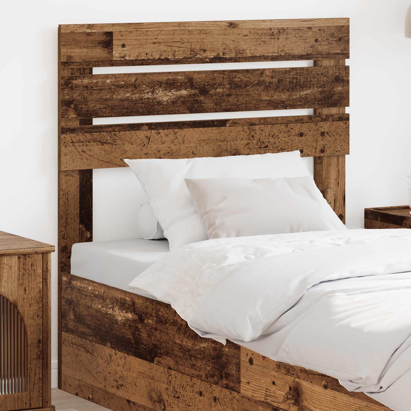 vidaXL Headboard Old Wood Engineered wood 1