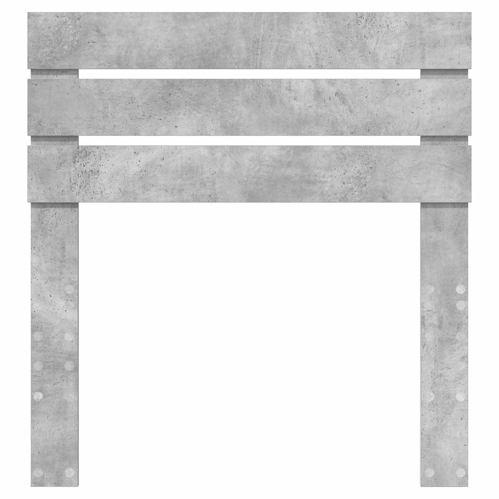 vidaXL Headboard Concrete Grey Engineered wood 4