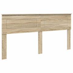 vidaXL Headboard Sonoma Oak Engineered wood 2