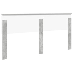 vidaXL Headboard Concrete Grey Engineered wood 6