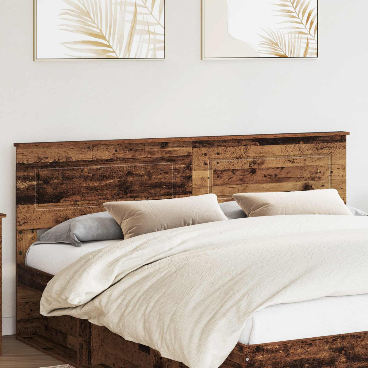 Headboard Engineered wood Old wood 200 cm