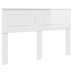 vidaXL Headboard Gloss White Engineered wood 2