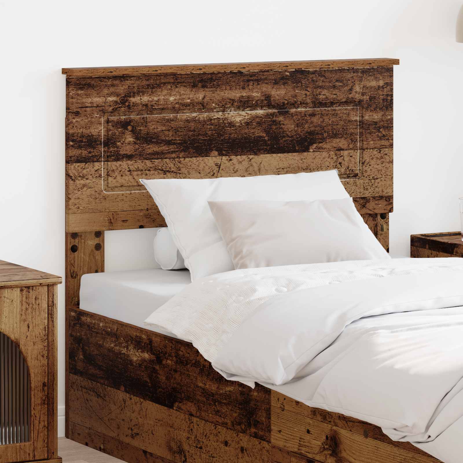 Headboard Engineered wood Old wood 75 cm