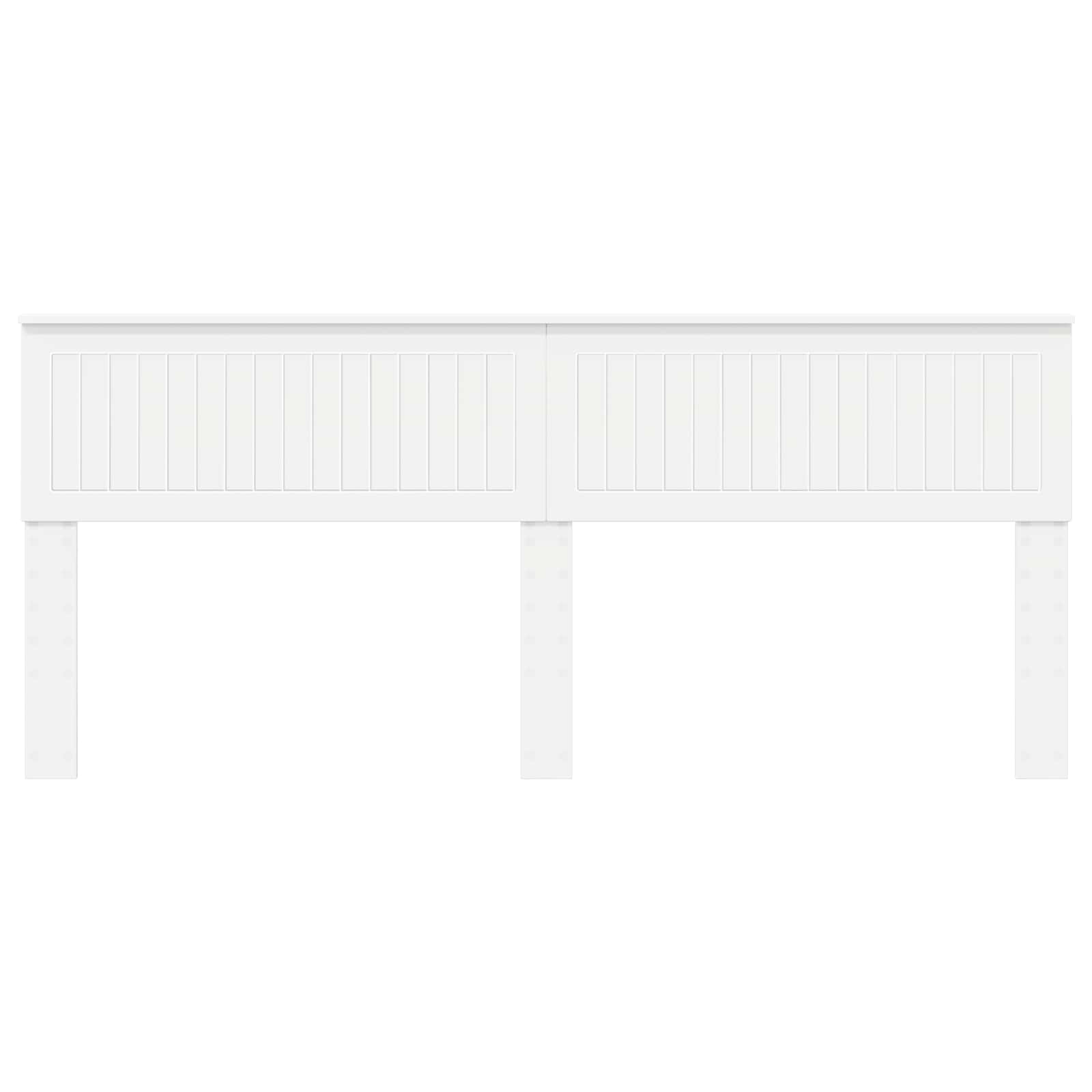 vidaXL Headboard White Engineered wood 4