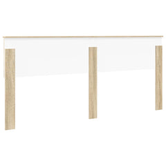 vidaXL Headboard Sonoma Oak Engineered wood 6