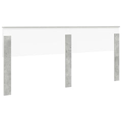 vidaXL Headboard Concrete Grey Engineered wood 6