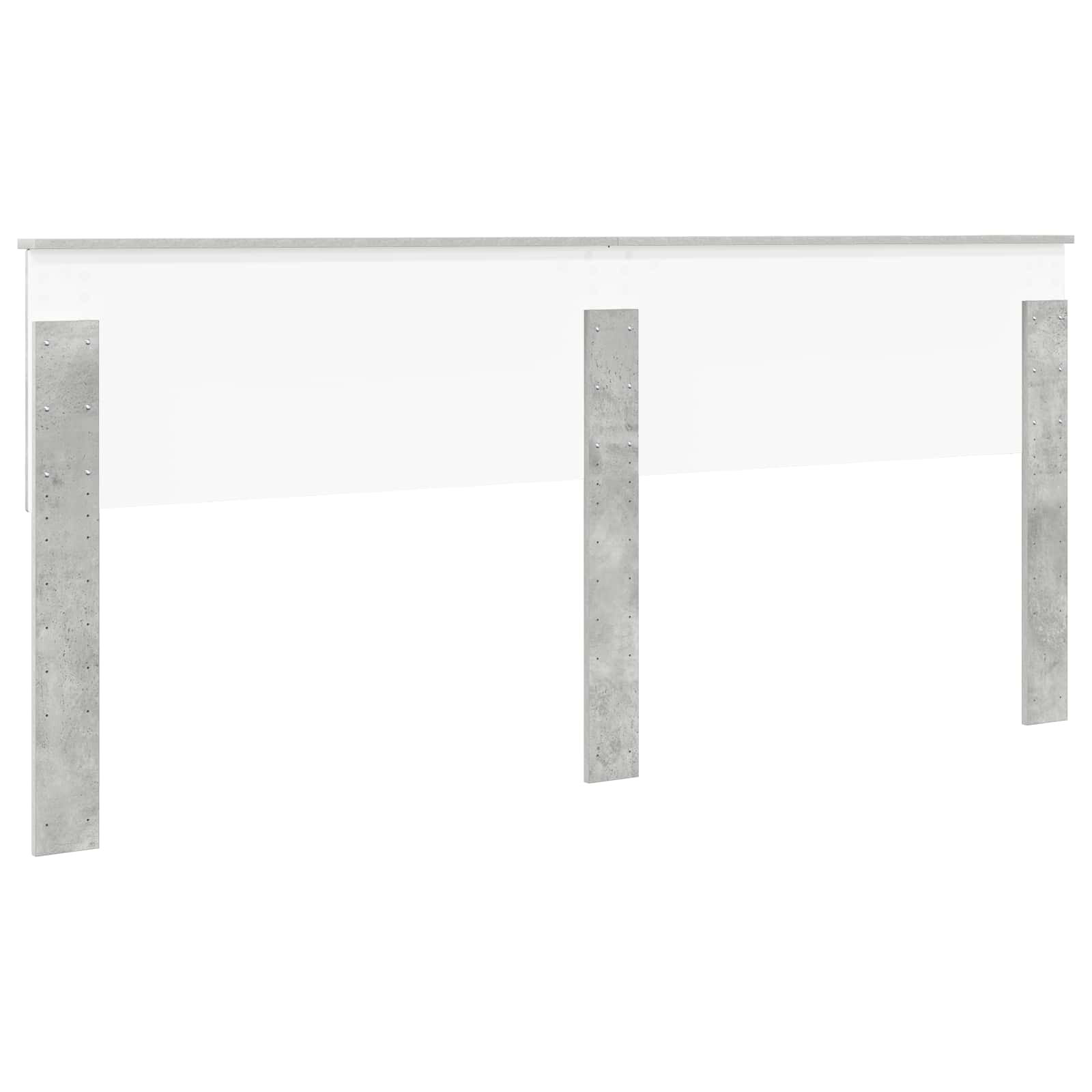 vidaXL Headboard Concrete Grey Engineered wood 6