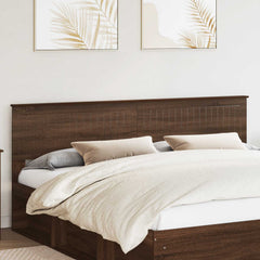 Headboard Engineered wood Brown Oak 200 cm