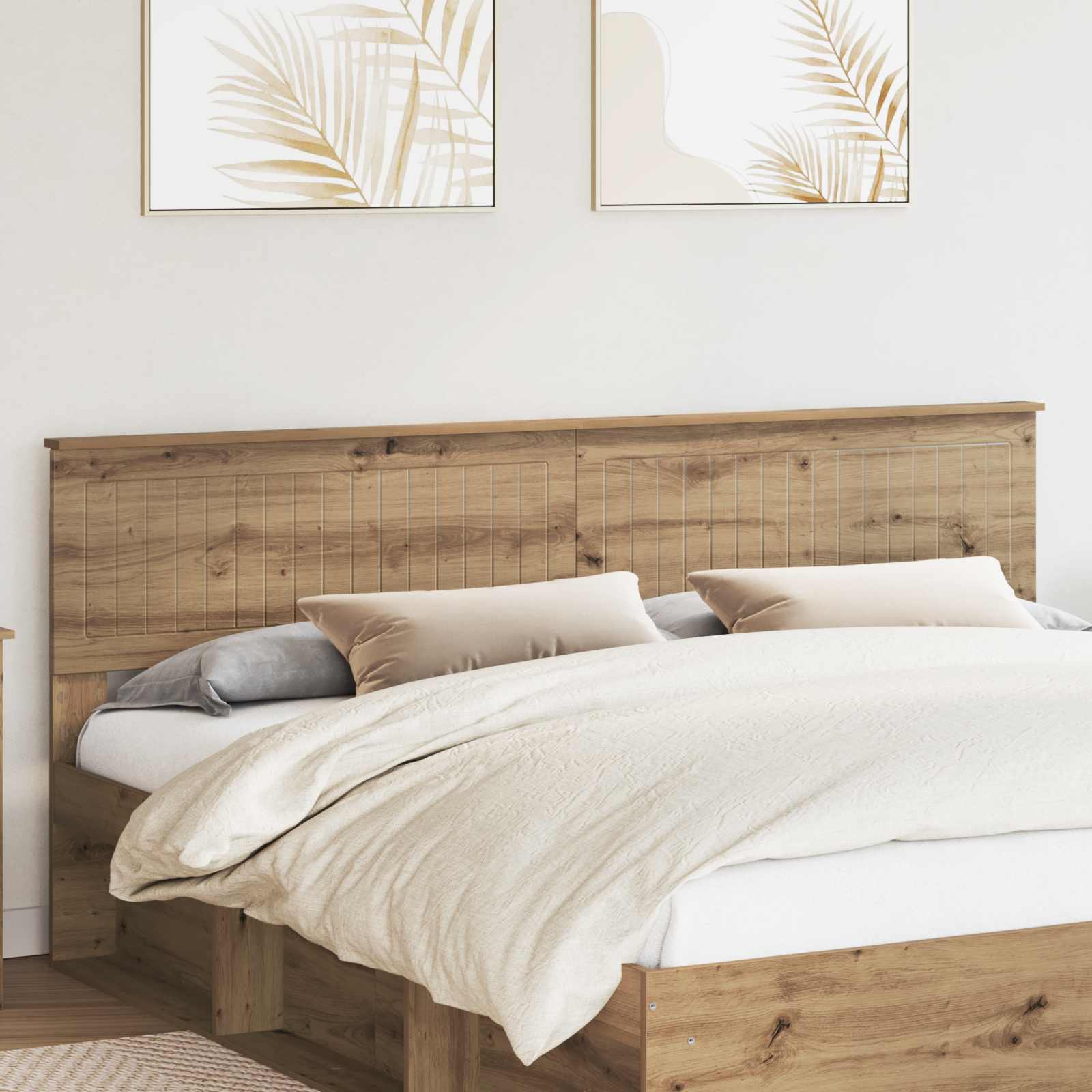 vidaXL Headboard Artisan Oak Engineered wood 1