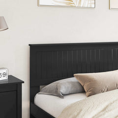 vidaXL Headboard Black Oak Engineered wood 3