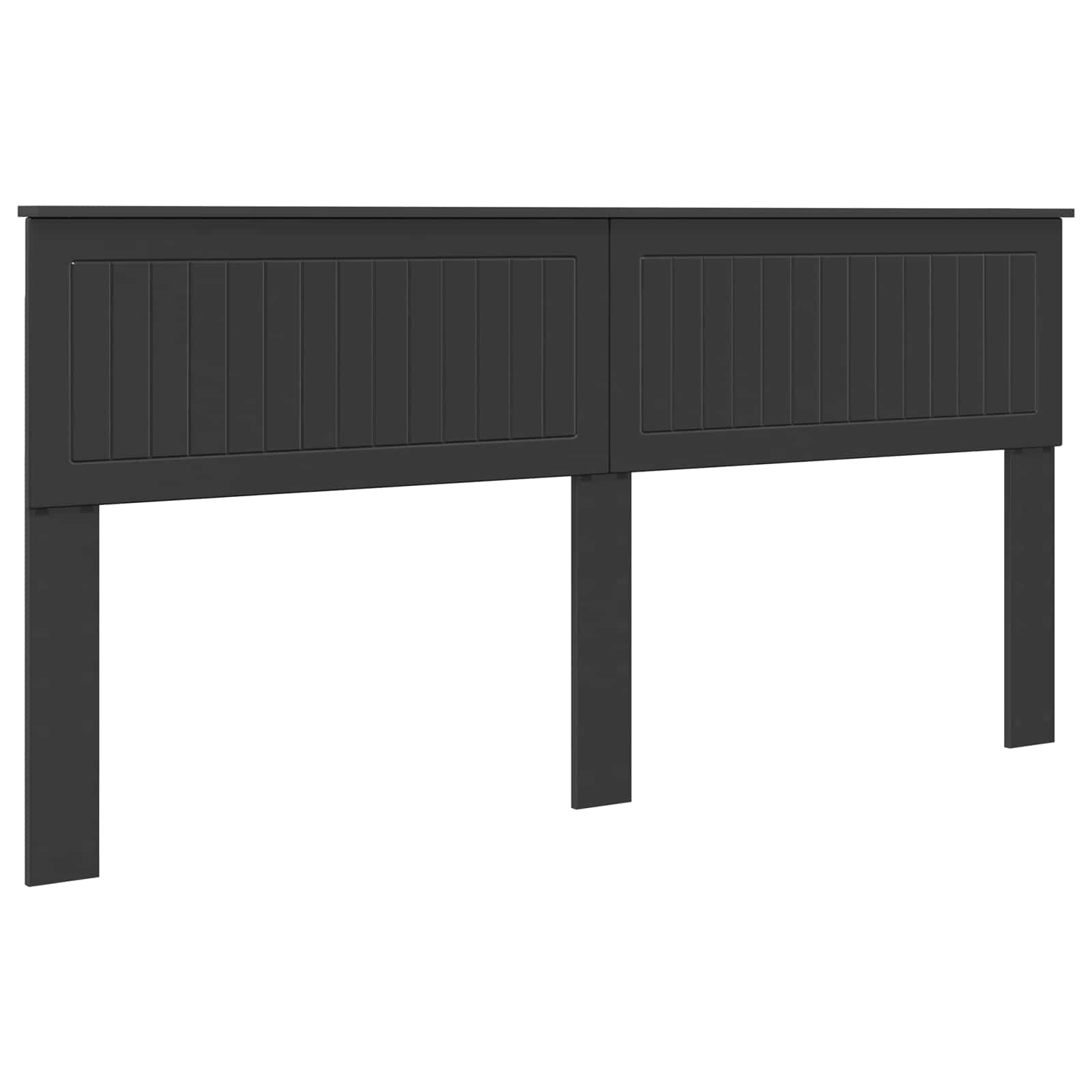 vidaXL Headboard Black Oak Engineered wood 2