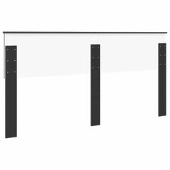 vidaXL Headboard Black Oak Engineered wood 6