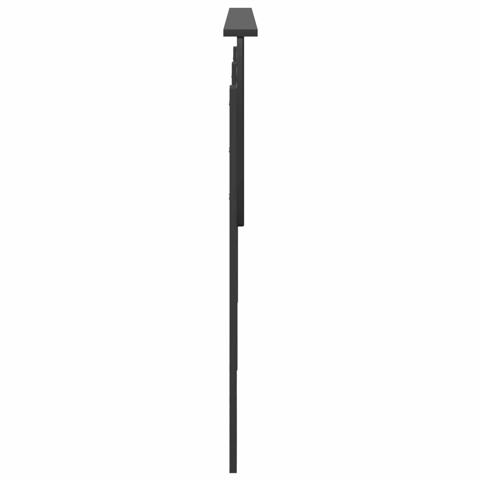 vidaXL Headboard Black Oak Engineered wood 5