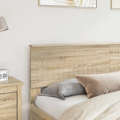vidaXL Headboard Sonoma Oak Engineered wood 3
