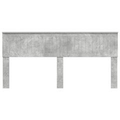 vidaXL Headboard Concrete Grey Engineered wood 4