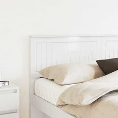 vidaXL Headboard Gloss White Engineered wood 3
