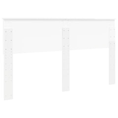 vidaXL Headboard Gloss White Engineered wood 6