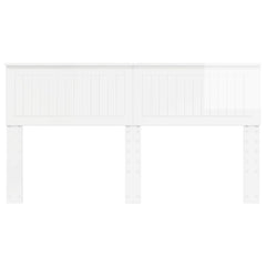 vidaXL Headboard Gloss White Engineered wood 4