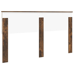 vidaXL Headboard Smoked Oak Engineered wood 6
