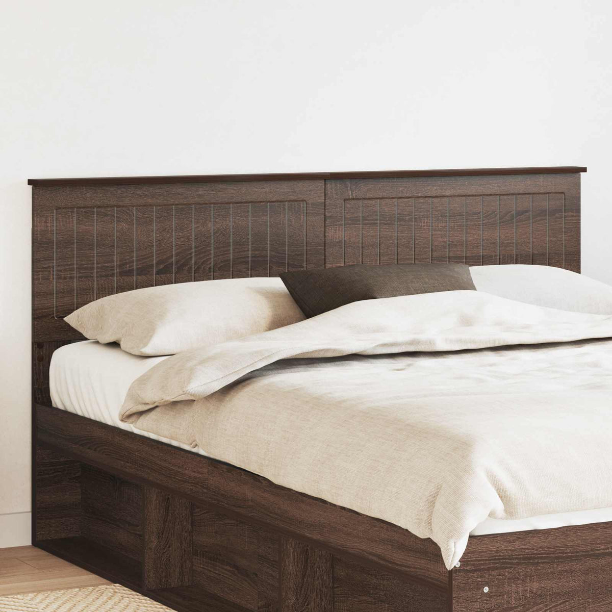 Headboard Engineered wood Brown Oak 160 cm