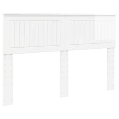 vidaXL Headboard Gloss White Engineered wood 2
