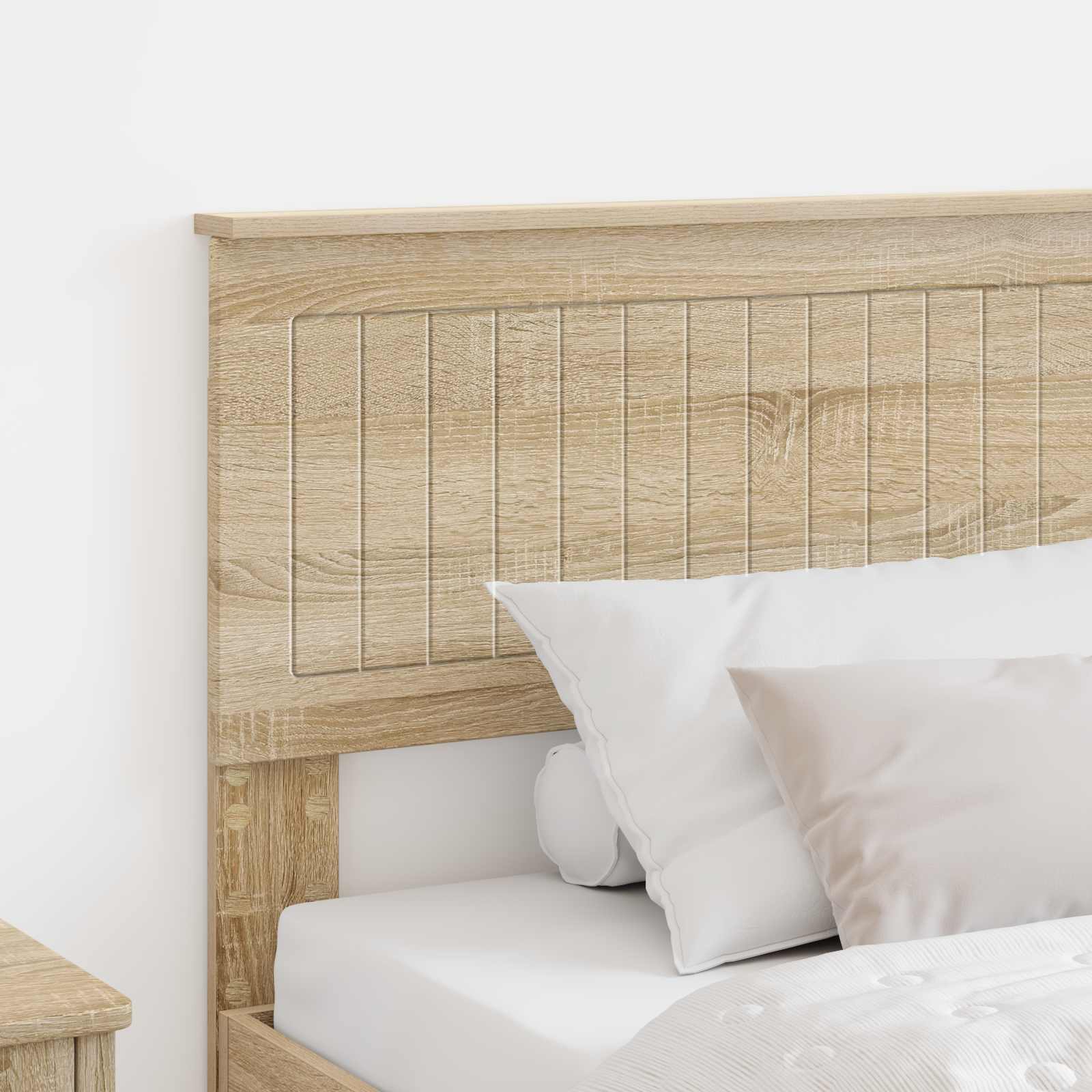 vidaXL Headboard Sonoma Oak Engineered wood 3