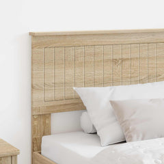 vidaXL Headboard Sonoma Oak Engineered wood 3