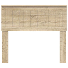 vidaXL Headboard Sonoma Oak Engineered wood 4