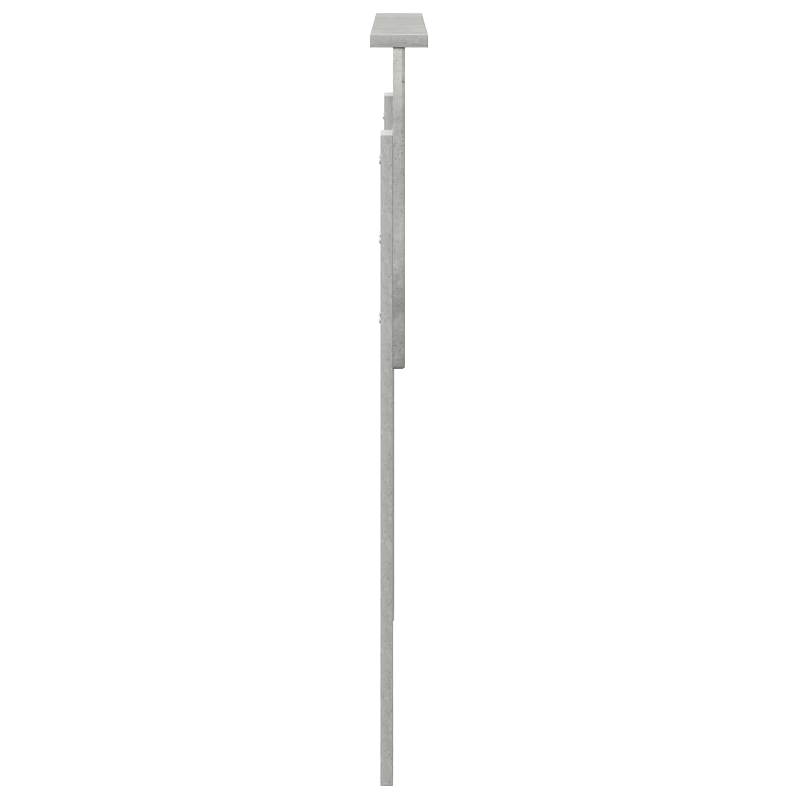 vidaXL Headboard Concrete Grey Engineered wood 5