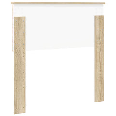 vidaXL Headboard Sonoma Oak Engineered wood 6
