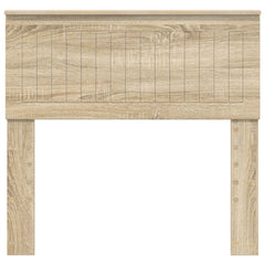 vidaXL Headboard Sonoma Oak Engineered wood 4
