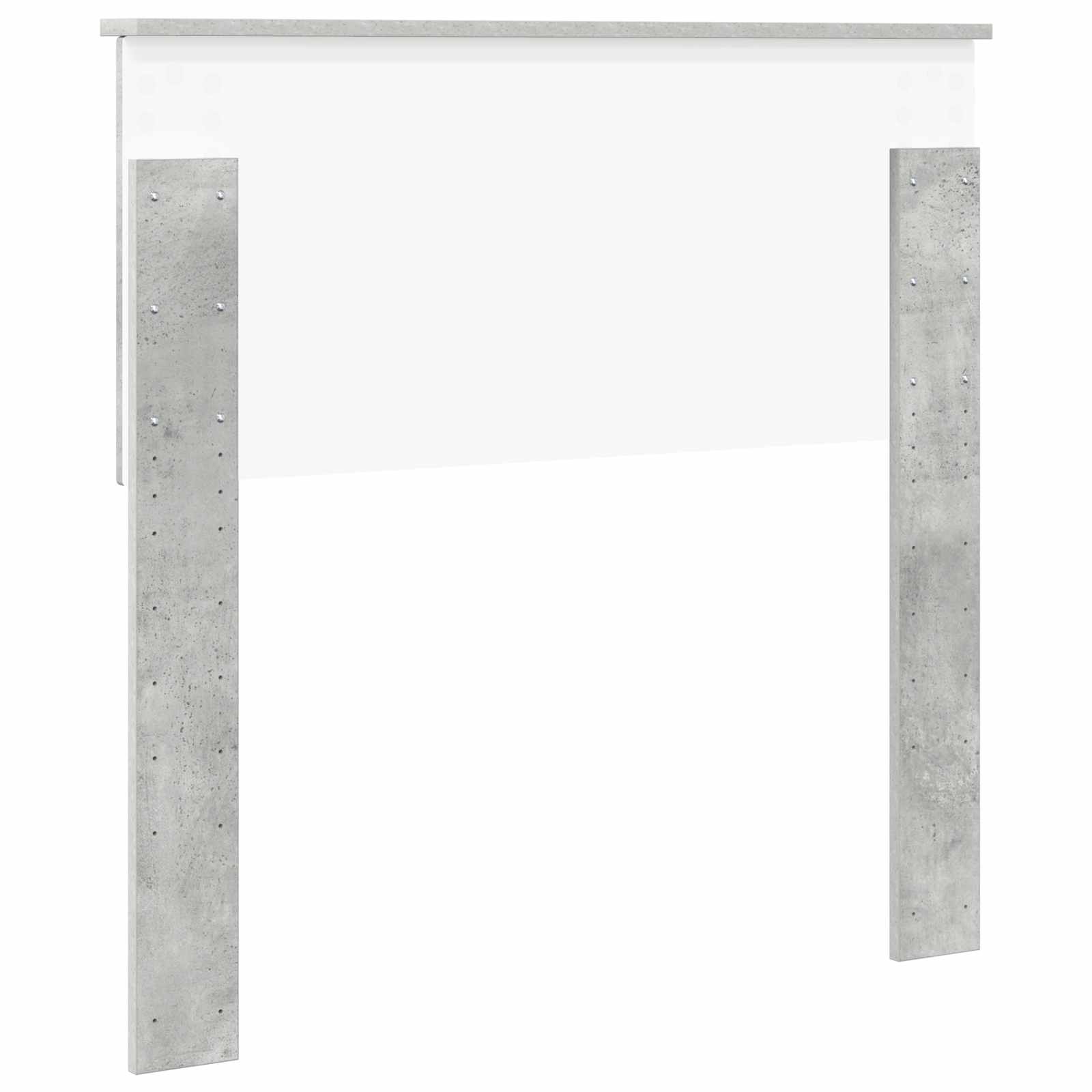 vidaXL Headboard Concrete Grey Engineered wood 6