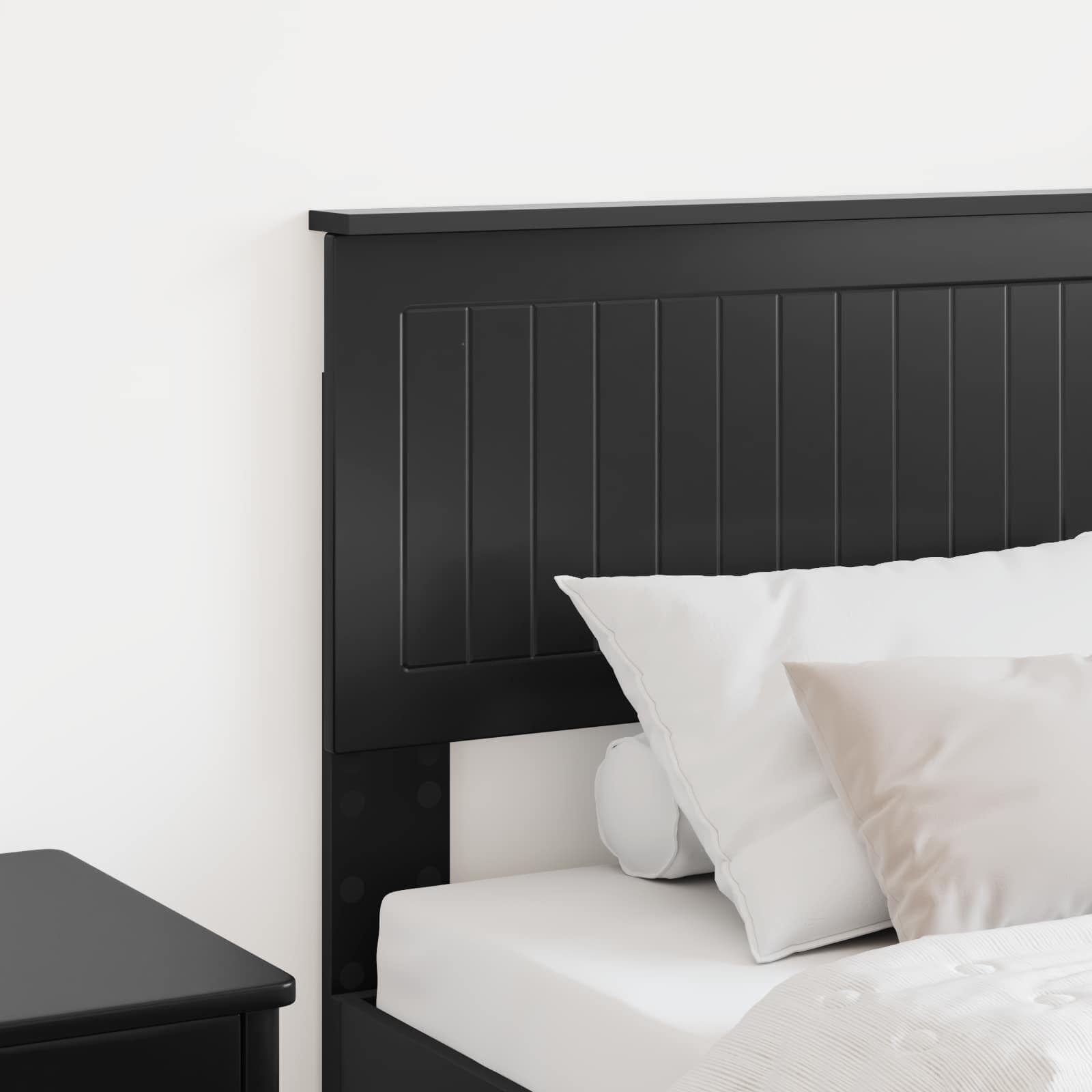 vidaXL Headboard Black Oak Engineered wood 3