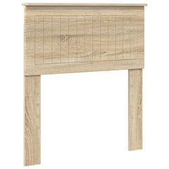vidaXL Headboard Sonoma Oak Engineered wood 2