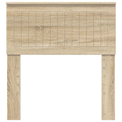 vidaXL Headboard Sonoma Oak Engineered wood 4