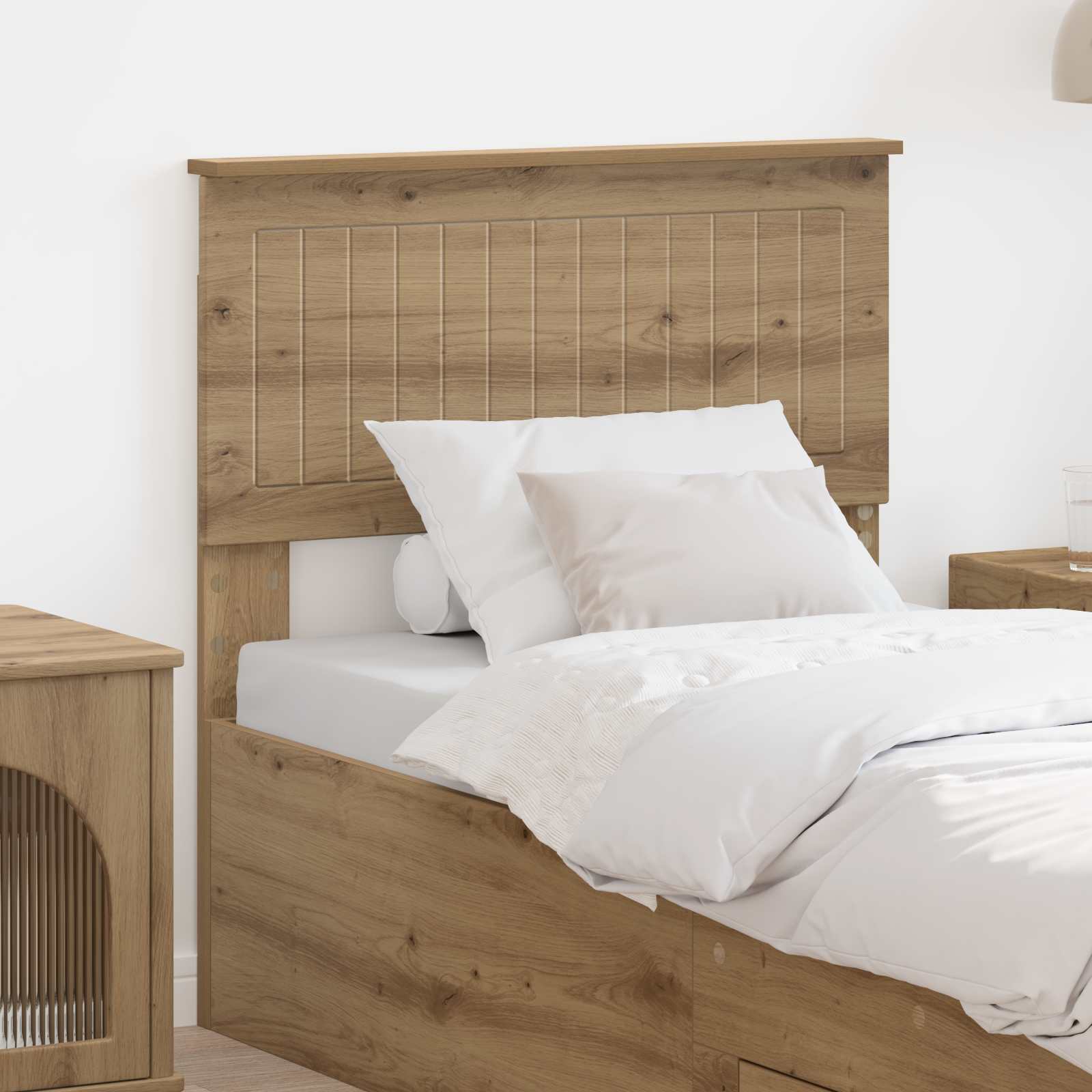 vidaXL Headboard Artisan Oak Engineered wood 1