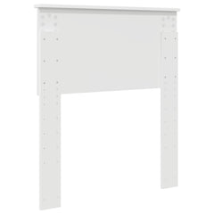vidaXL Headboard White Engineered wood 6