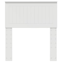 vidaXL Headboard White Engineered wood 4