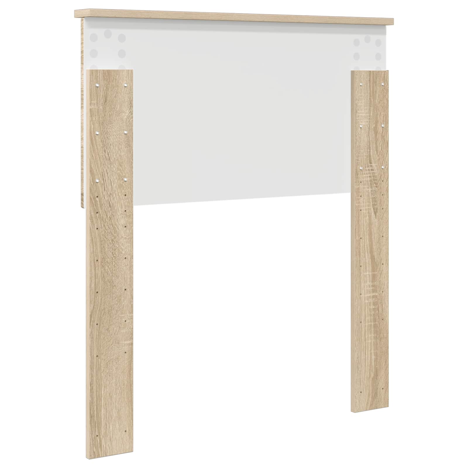 vidaXL Headboard Sonoma Oak Engineered wood 6