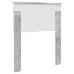 vidaXL Headboard Concrete Grey Engineered wood 6
