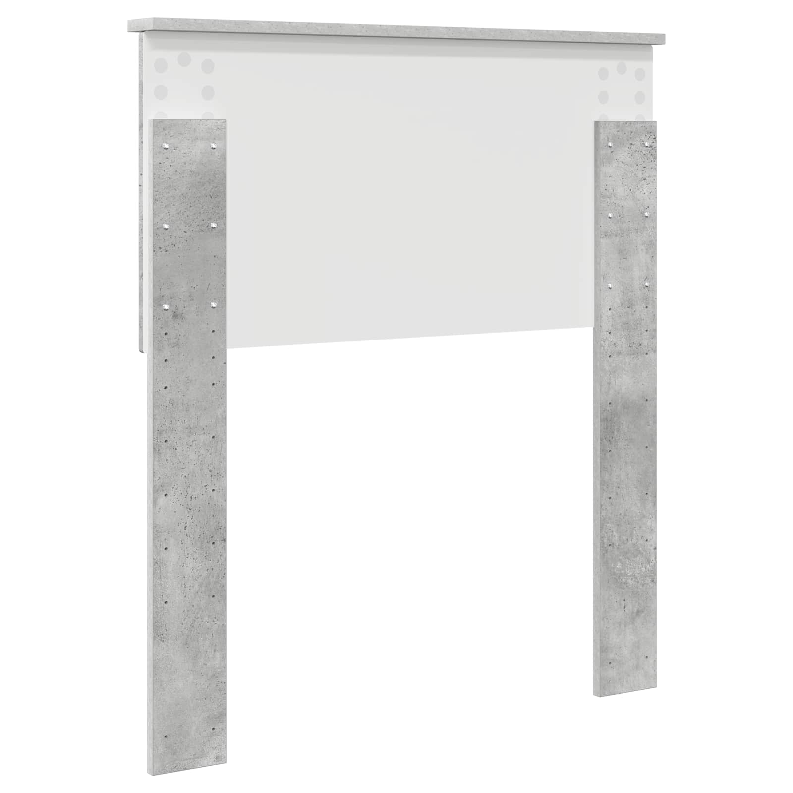 vidaXL Headboard Concrete Grey Engineered wood 6