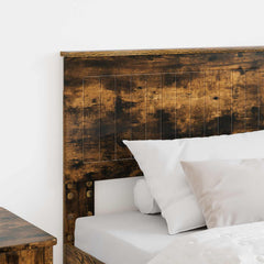 vidaXL Headboard Smoked Oak Engineered wood 3