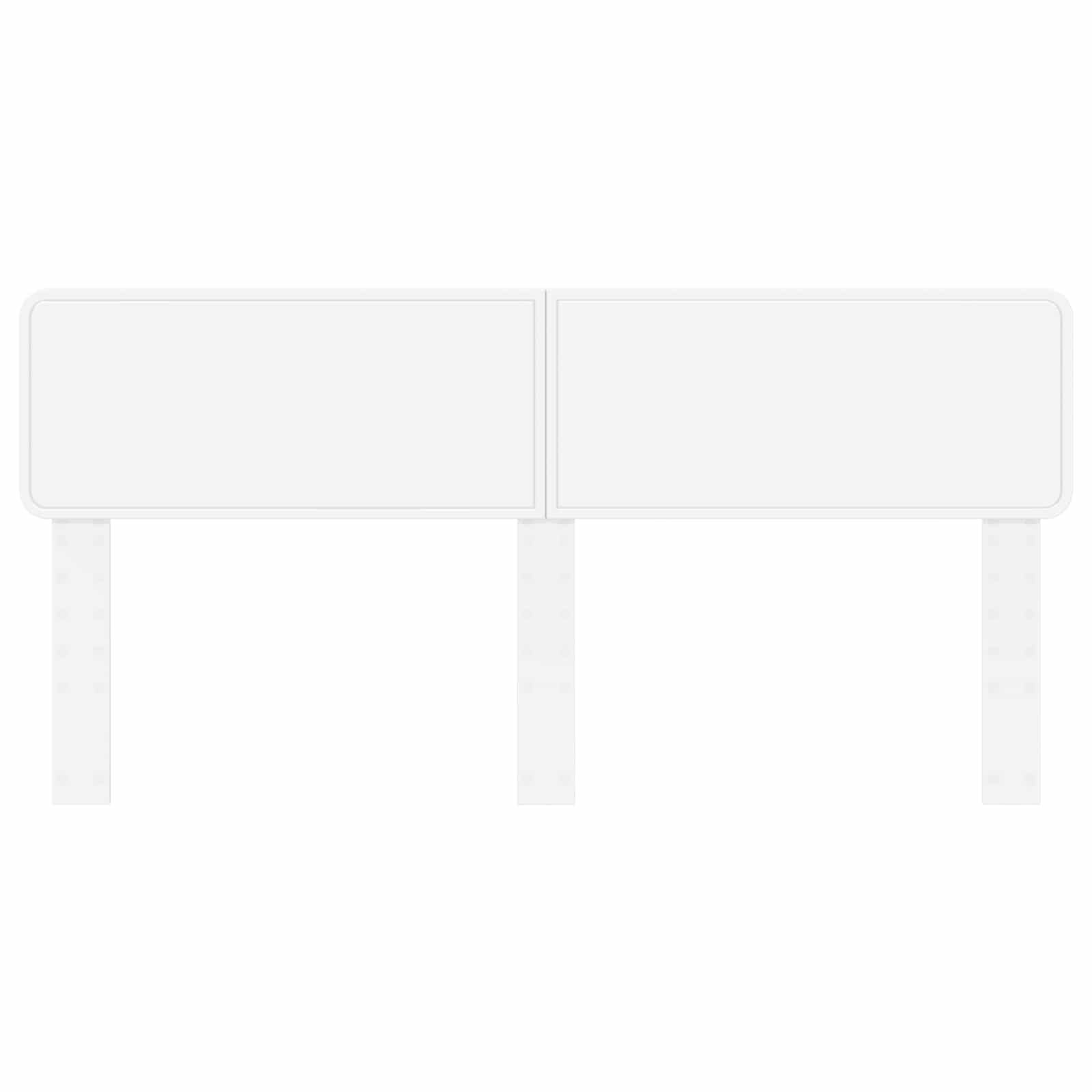 vidaXL Headboard White Engineered wood 4