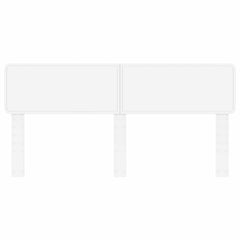 vidaXL Headboard White Engineered wood 4