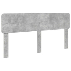 vidaXL Headboard Concrete Grey Engineered wood 2