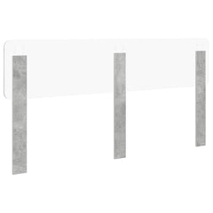 vidaXL Headboard Concrete Grey Engineered wood 6