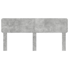 vidaXL Headboard Concrete Grey Engineered wood 4