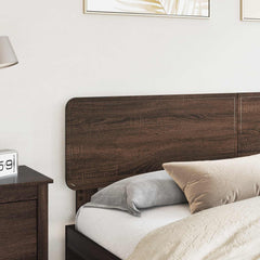 vidaXL Headboard Brown Oak Engineered wood 3