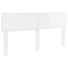 vidaXL Headboard Gloss White Engineered wood 2