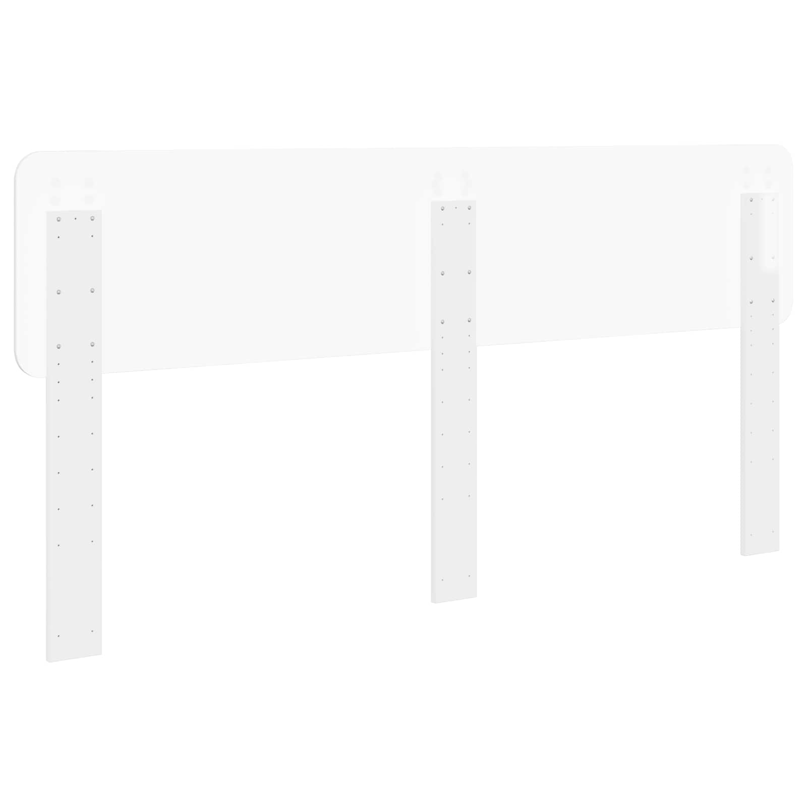 vidaXL Headboard Gloss White Engineered wood 6